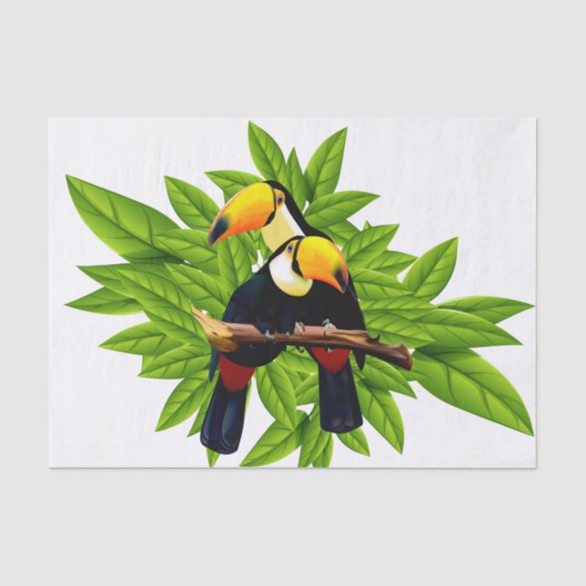 Toucan Duo Seidenpapier (Vorderseite)
