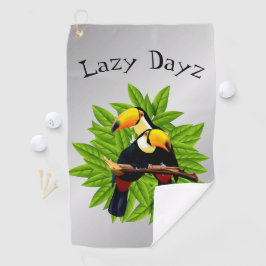 Toucan Duo Silver Golfhandtuch