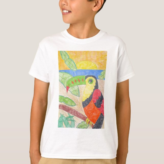 Toucan durch Abby T-Shirt (Vorderseite)