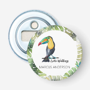 Toucan Exotic Watercolor Illustration Flaschenöffner