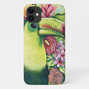 Toucan Floral Tropical Colorful IPhone / IPad Case