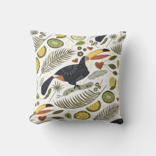 Toucan Forest Throw Kissen