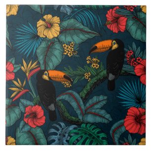 Toucan garden 2 fliese