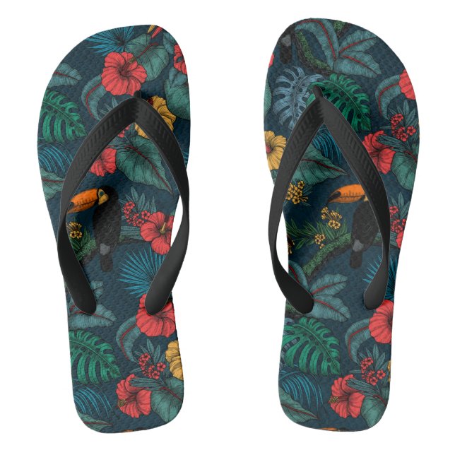 Toucan garden 2 flip flops (Fußbett)