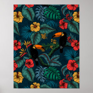 Toucan garden 2 poster