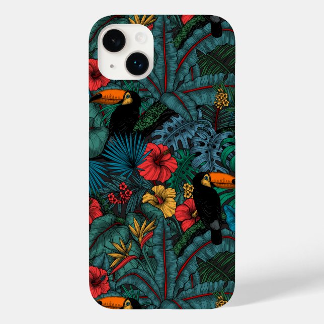 Toucan Garden Case-Mate iPhone Hülle (Rückseite)