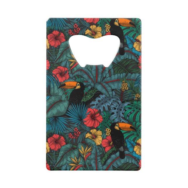 Toucan Garden Geldbeutel Flaschenöffner (Vorderseite)