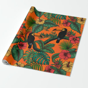 Toucan Garden Geschenkpapier