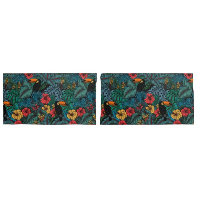 Toucan Garden Kissenbezug (Vorderseite-Set)