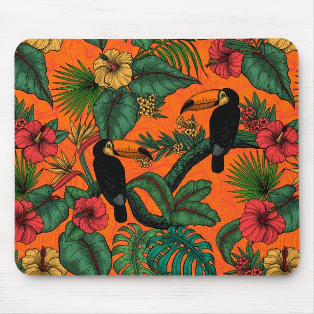 Toucan Garden Mousepad (Vorne)