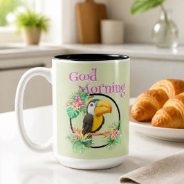 Toucan Good Morning Zweifarbige Tasse
