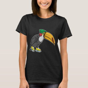 Toucan Ice Skaten Ice Skate T-Shirt