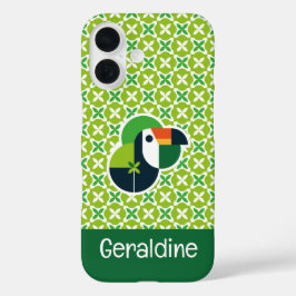 Toucan Iconic Brazilian Bird Personalized Name  iPhone 16 Hülle
