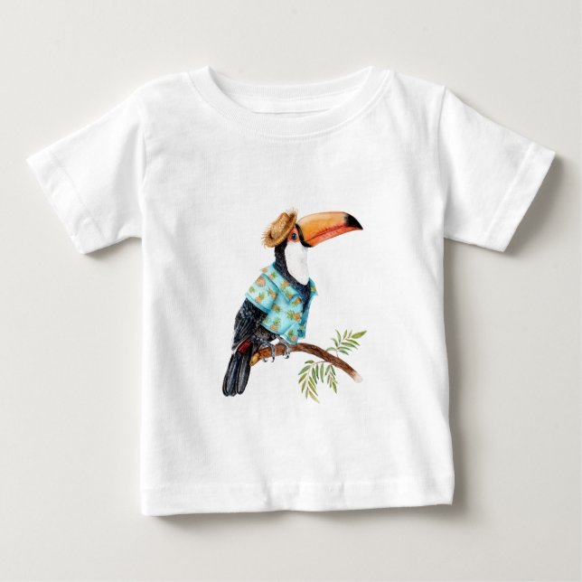 Toucan im hawaiianischen Shirt (Vorderseite)