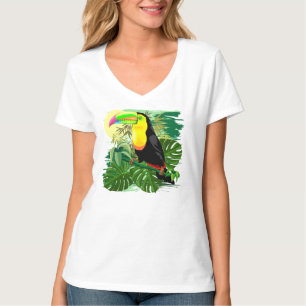 Toucan in grünem Amazonien Regenwald T-Shirt