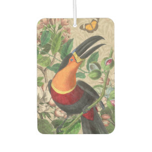 Toucan Jungle Tropical Bird Beautiful Antique Autolufterfrischer