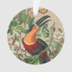 Toucan Jungle Tropical Bird Beautiful Antique Ornament