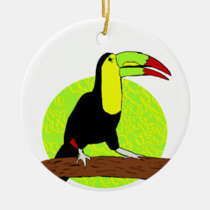 Toucan Keramik Ornament
