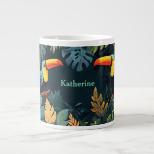 Toucan Paradise: Individuelles Design Jumbo-Tasse