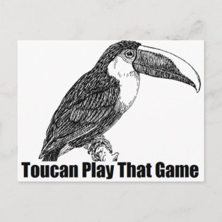 Toucan Play dieses Spiel Postkarte