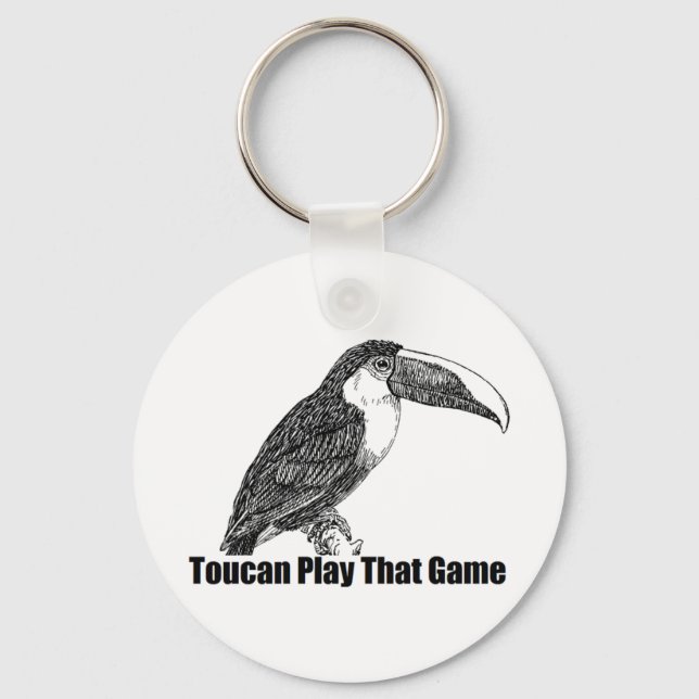 Toucan Play dieses Spiel Schlüsselanhänger (Vorderseite)