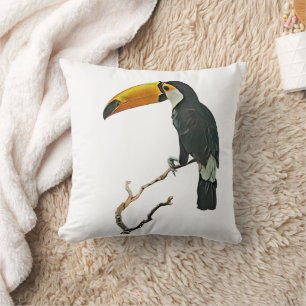 Toucan Portrait Animal Tropical Bird Design Kissen