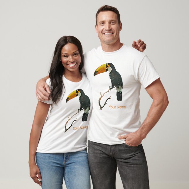 Toucan Portrait Animal Tropical Bird Design T-Shirt (Unisex)