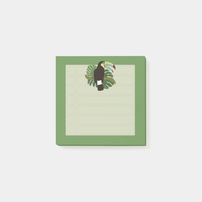 Toucan Post-it Klebezettel (Vorderseite)