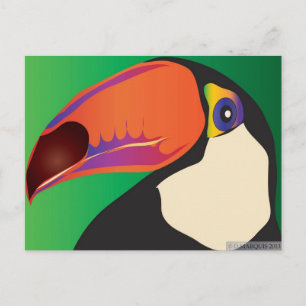 TOUCAN POSTCARD POSTKARTE