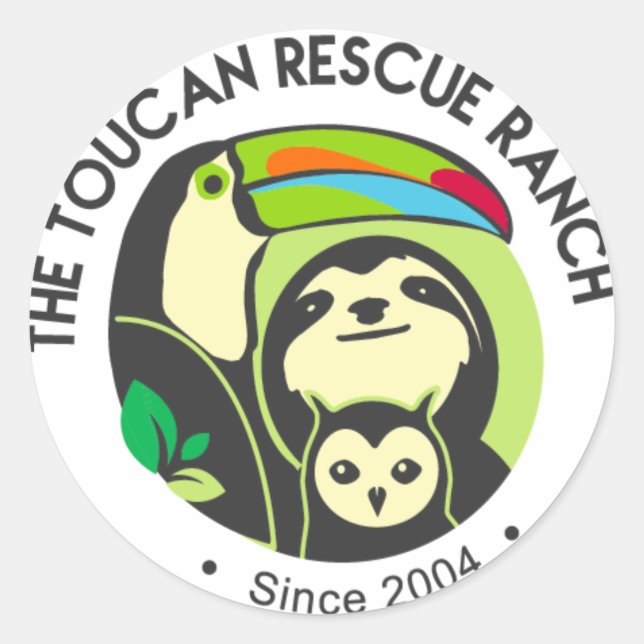 Toucan Rescue Ranch Sticker (Vorderseite)