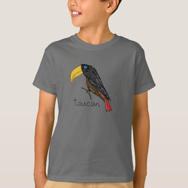 Toucan scherzt T - Shirt (Vorderseite)