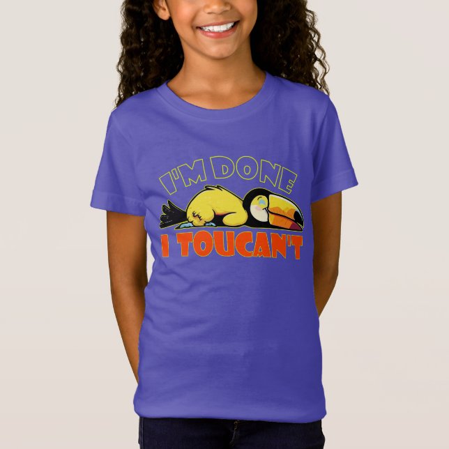 Toucan t Lazy Mood T-Shirt (Vorderseite)