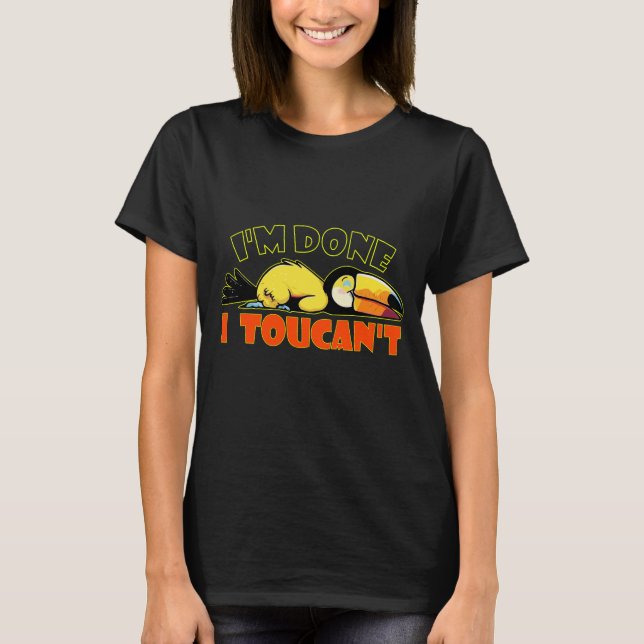 Toucan t Lazy Mood T-Shirt (Vorderseite)