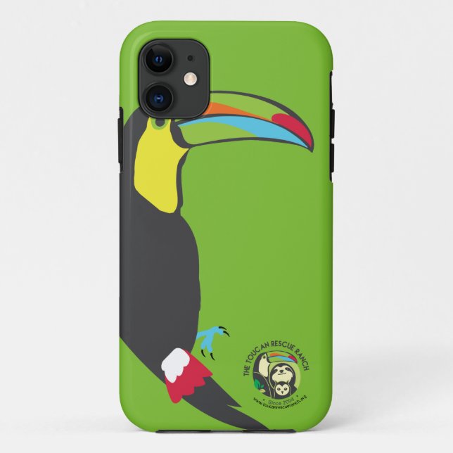 Toucan Telefon-Kasten Case-Mate iPhone Hülle (Rückseite)
