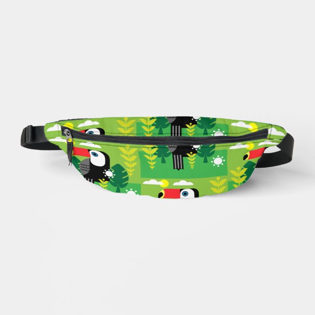 Toucan Tropical Bird Bauchtasche (Vorderseite)