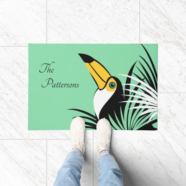 Toucan Tropical Bird Doormat Zuhause Geschenke Fußmatte (Indoor)