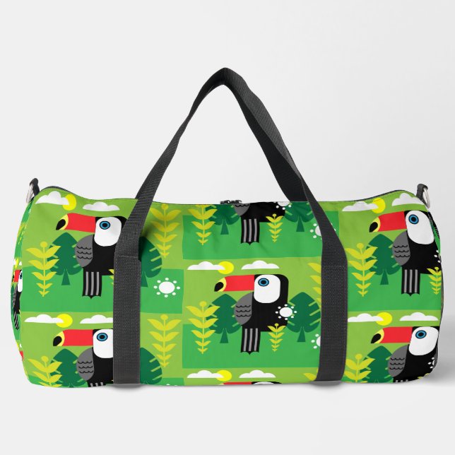 Toucan Tropical Bird Duffle Bag (Vorderseite)