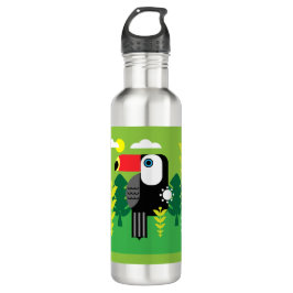 Toucan Tropical Bird Edelstahlflasche