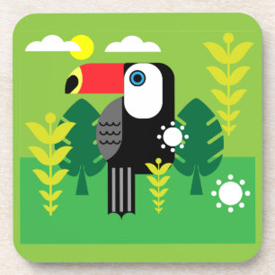 Toucan Tropical Bird Getränkeuntersetzer