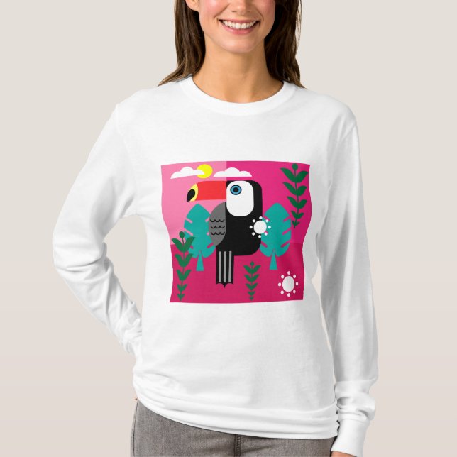 Toucan Tropical Bird T-Shirt (Vorderseite)