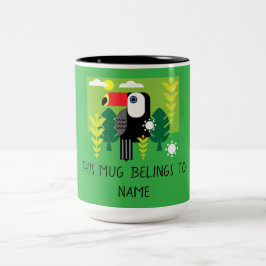 Toucan Tropical Bird Zweifarbige Tasse