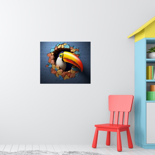 Toucan Tropical Break aus Wall Poster Print (Kinderzimmer 1)