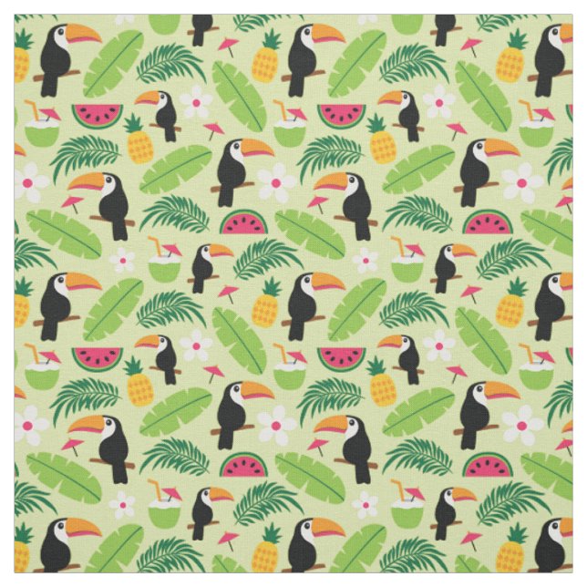 Toucan Tropical Summer Stoff (Muster)
