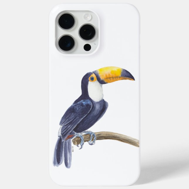 Toucan, tropischer Vogel Case-Mate iPhone Hülle (Rückseite)