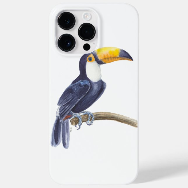 Toucan, tropischer Vogel Case-Mate iPhone Hülle (Rückseite)