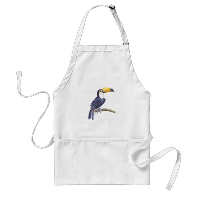Toucan, tropischer Vogel Schürze (Vorne)