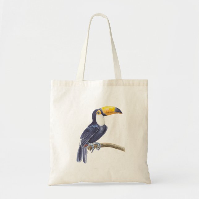 Toucan, tropischer Vogel Tragetasche (Vorne)