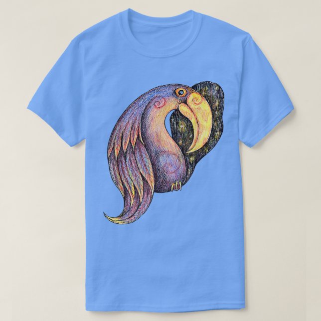 Toucan Tshirt, Fairy Toucan Art T-Shirt, Toucan Lo T-Shirt (Design vorne)