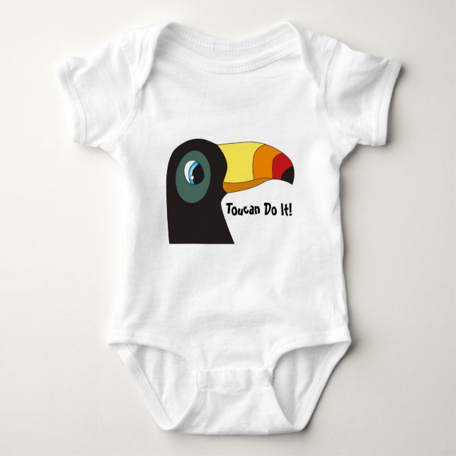 Toucan tun es! Baby-Bodysuit Baby Strampler (Vorderseite)