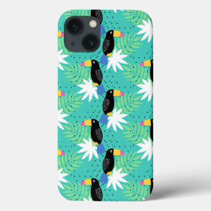Toucans auf Aquamarinen Case-Mate iPhone Hülle